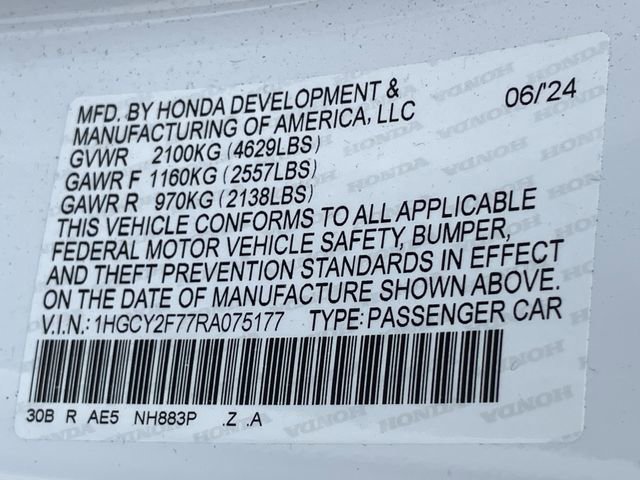 Certified 2024 Honda Accord Sport image 27