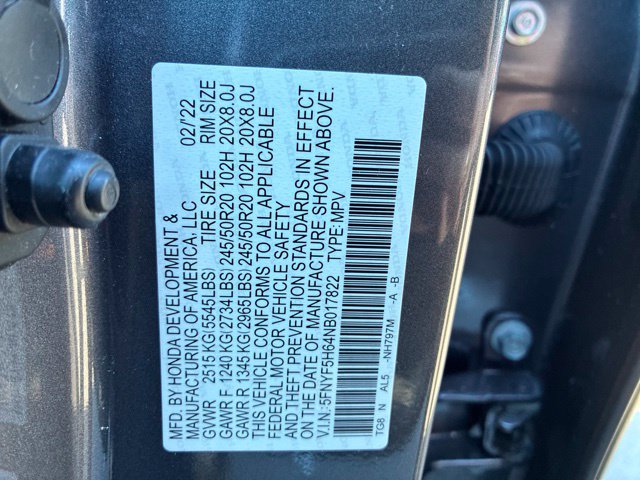 Used 2022 Honda Pilot Touring image 4