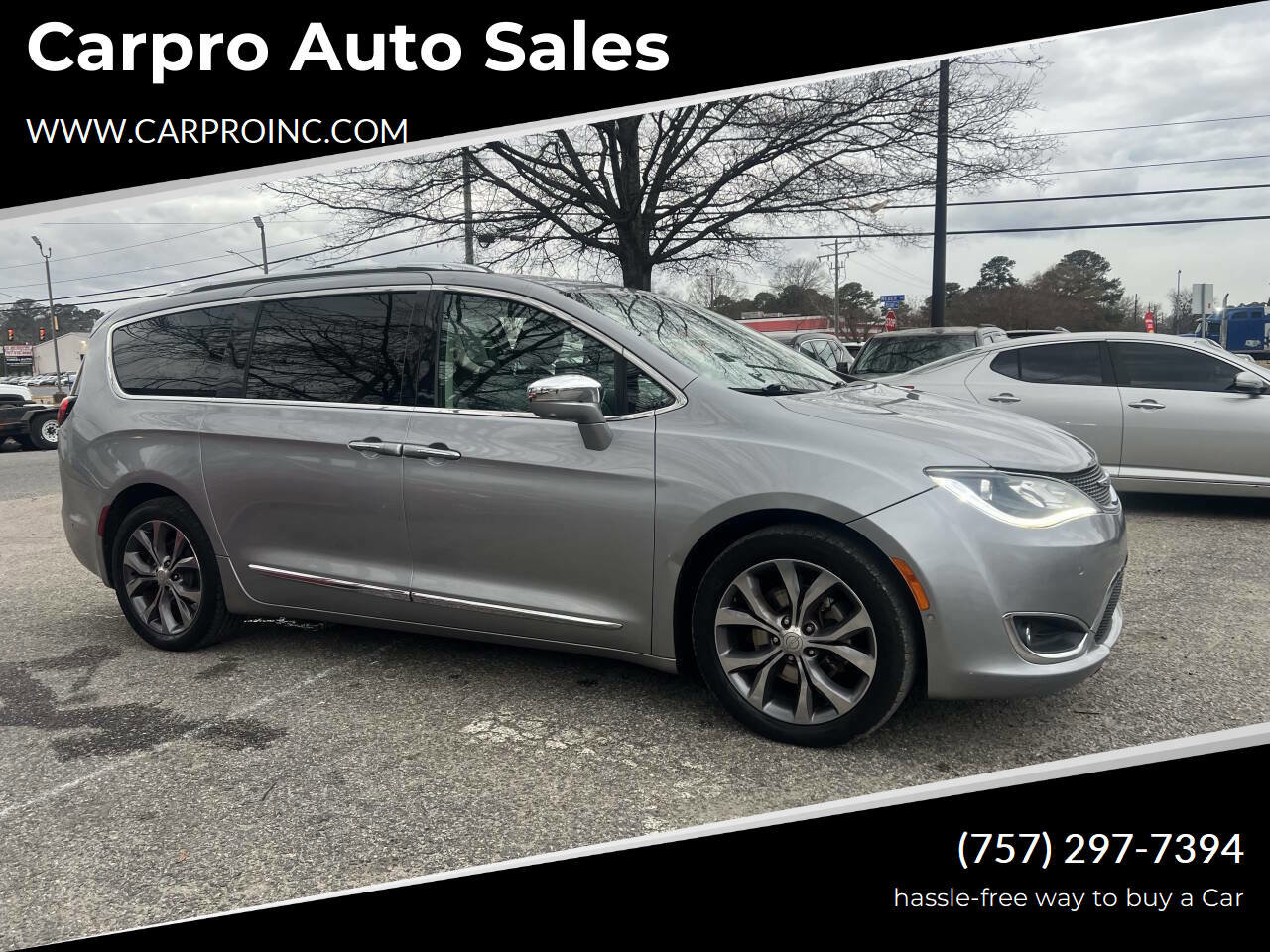 Used 2018 Chrysler Pacifica Limited w/ Advanced Safetytec Group FWD image 1