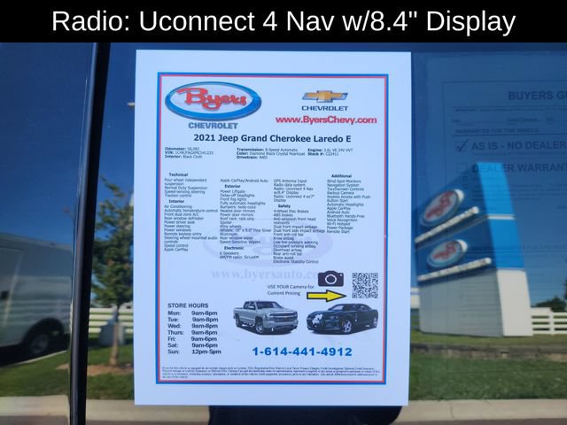 Used 2021 Jeep Grand Cherokee Laredo AWD/4WD image 12