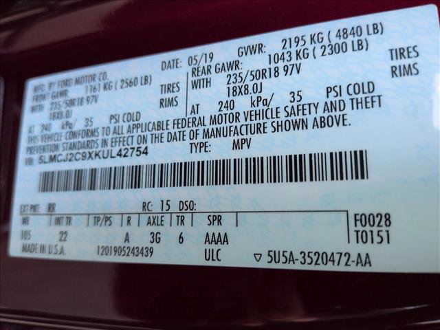 Used 2019 Lincoln MKC Select w/ Select Plus Package image 25