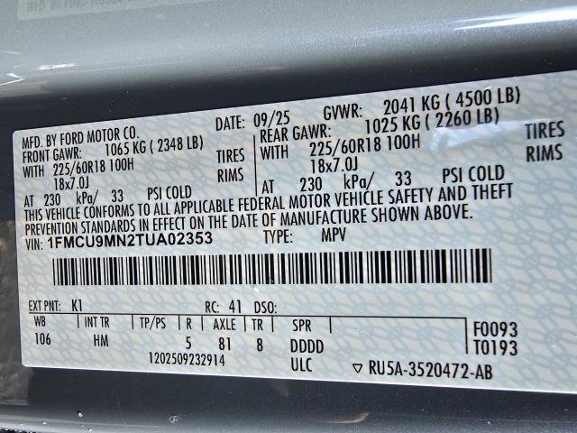 New 2026 Ford Escape ST-Line image 28