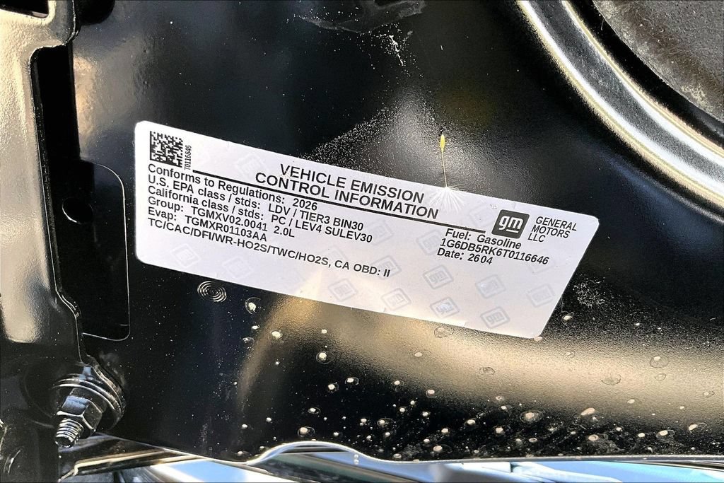 New 2026 Cadillac CT4 Premium Luxury w/ LPO, ONYX Package RWD image 18
