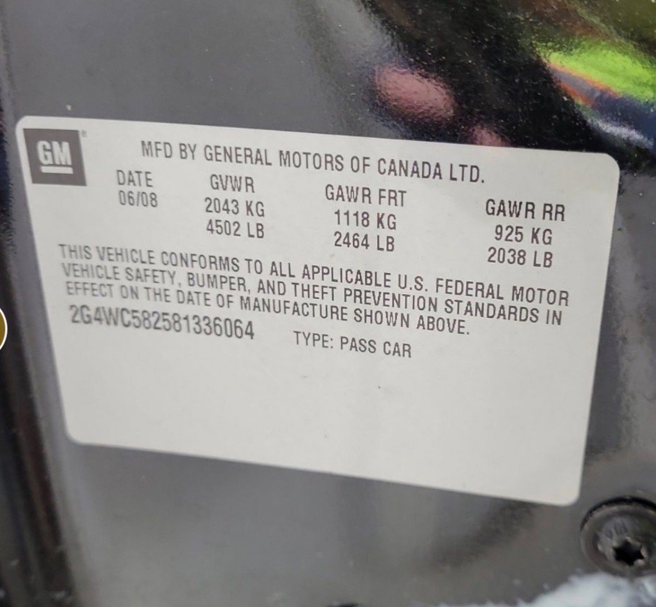 Used 2008 Buick LaCrosse CX image 7