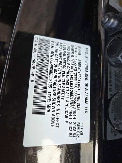 Used 2021 Honda Passport Touring image 38