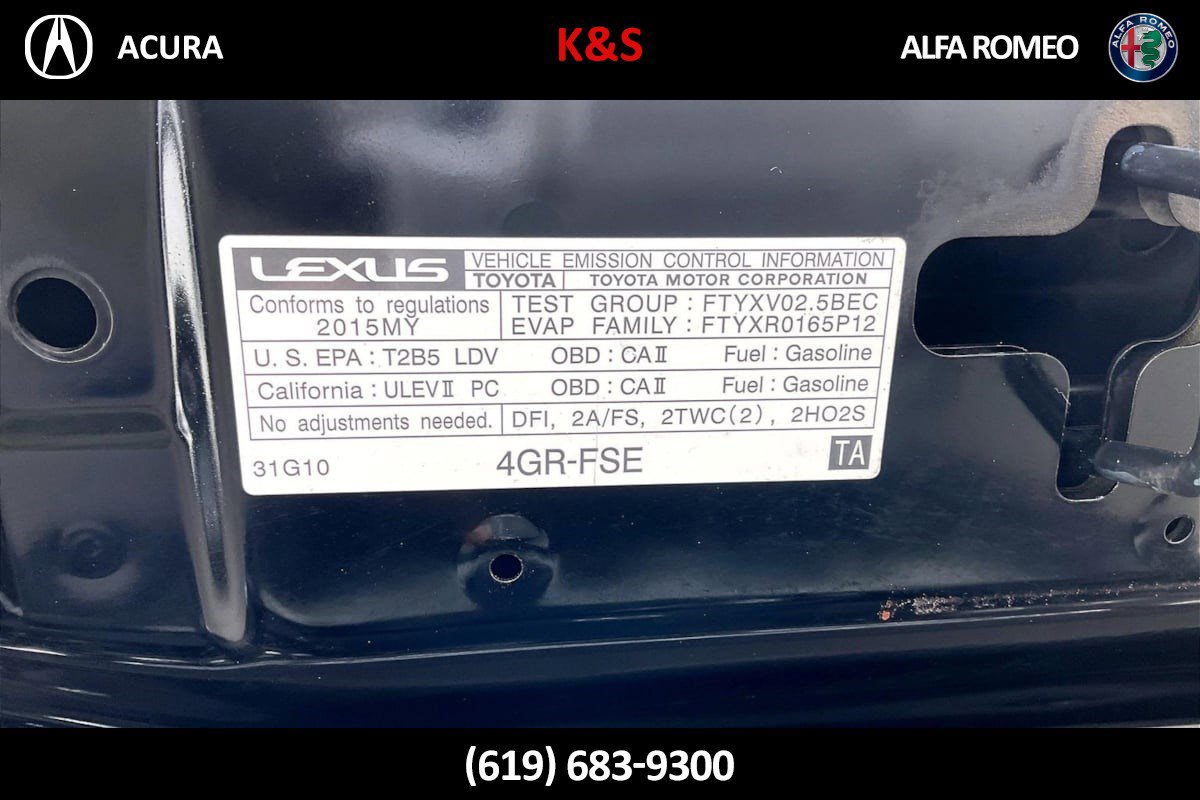 Used 2015 Lexus IS 250 w/ Navigation System Package image 34
