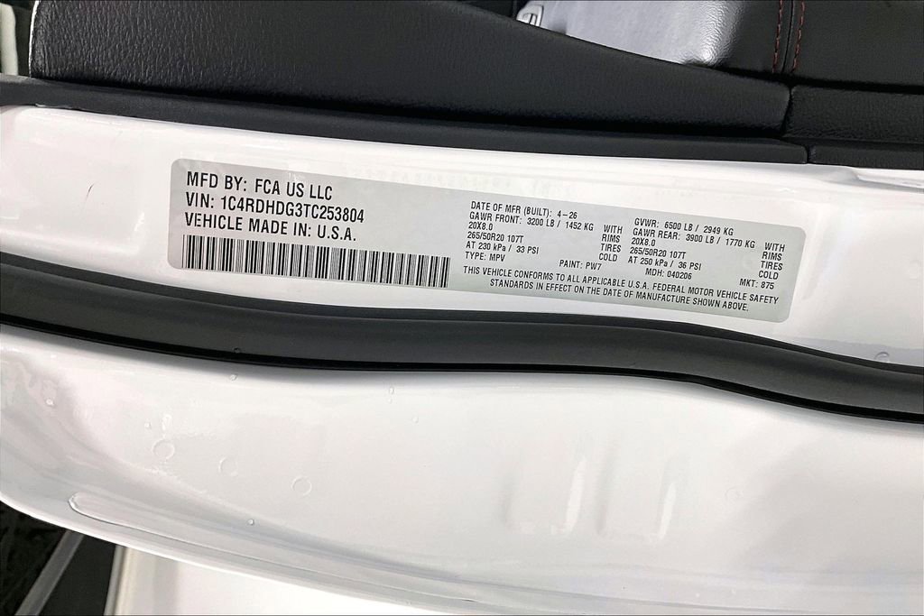 New 2026 Dodge Durango GT w/ Blacktop Package RWD image 24