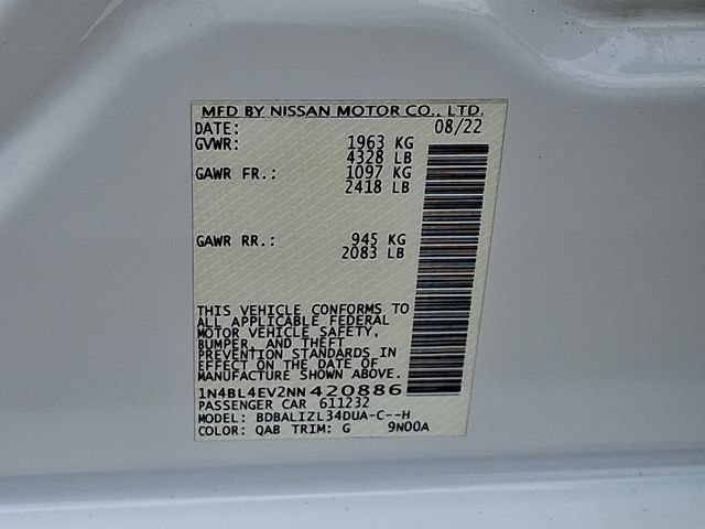 Used 2022 Nissan Altima 2.5 SL FWD image 27