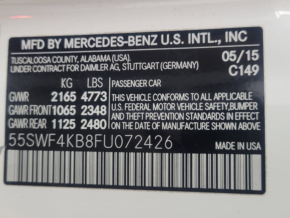 Used 2015 Mercedes-Benz C 300 4MATIC Sedan w/ Multimedia Package image 33