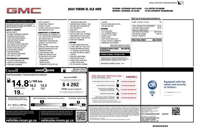 Used 2024 GMC Yukon XL SLE AWD/4WD image 3