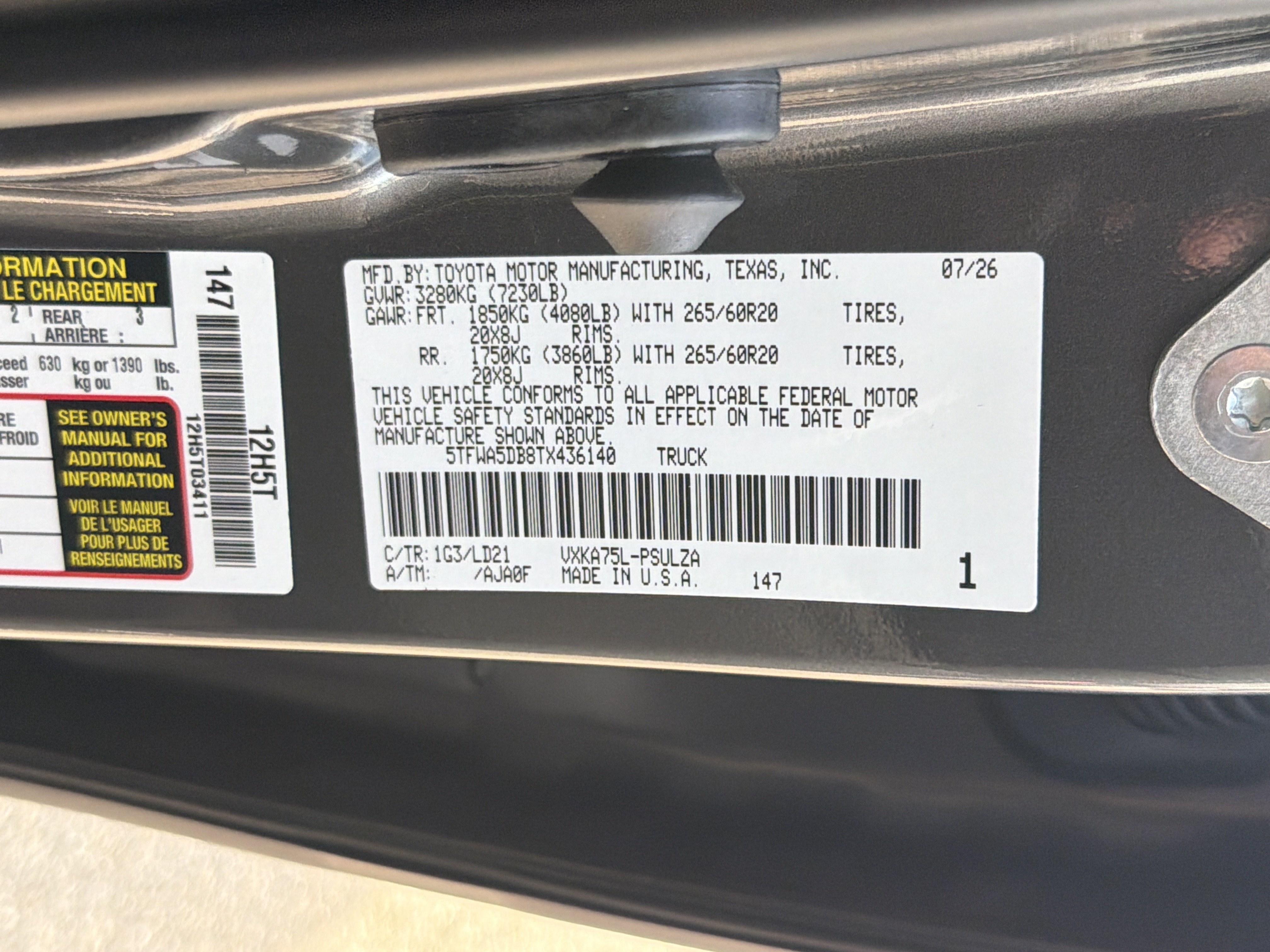 New 2026 Toyota Tundra Limited w/ Nightshade Package AWD/4WD image 31
