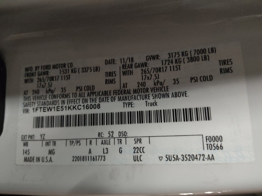Used 2019 Ford F150 XLT AWD/4WD image 33