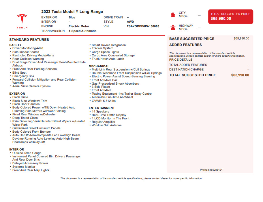 Used 2023 Tesla Model Y AWD image 3