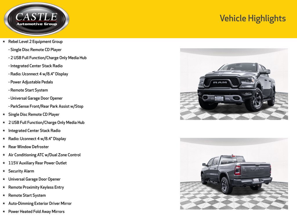 Used 2019 RAM 1500 Rebel w/ Rebel Level 2 Equipment Group AWD/4WD image 7