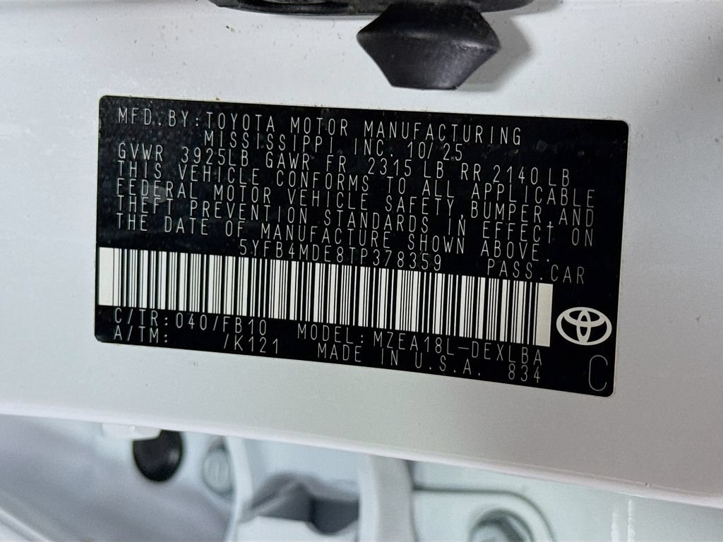 Used 2026 Toyota Corolla LE w/ LE Premium Package FWD image 35