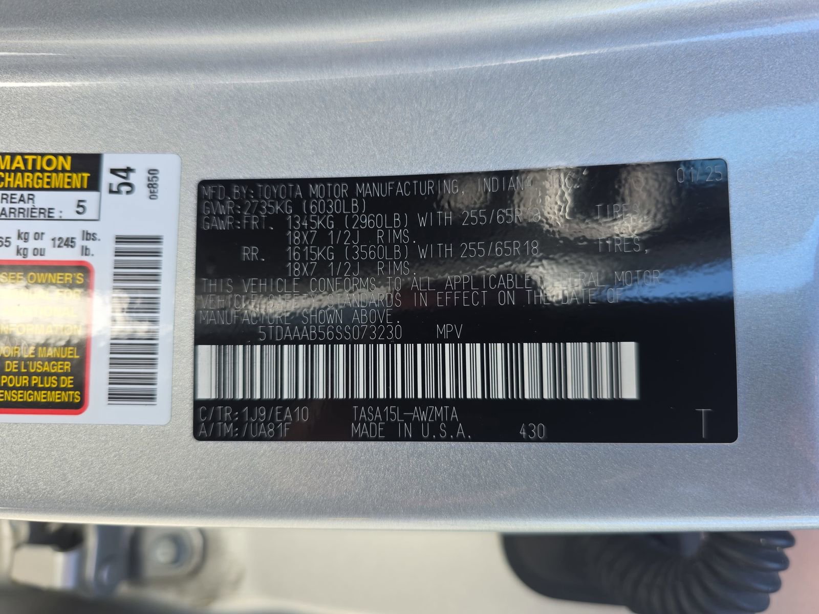 Used 2025 Toyota Grand Highlander AWD image 24