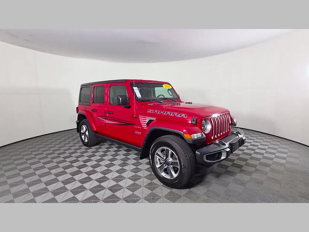 Used 2021 Jeep Wrangler Unlimited Sahara AWD/4WD image 34