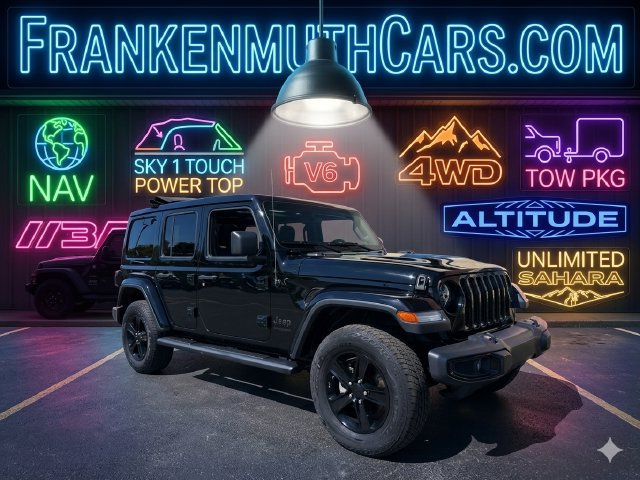 Certified 2021 Jeep Wrangler Unlimited Sahara AWD/4WD image 1