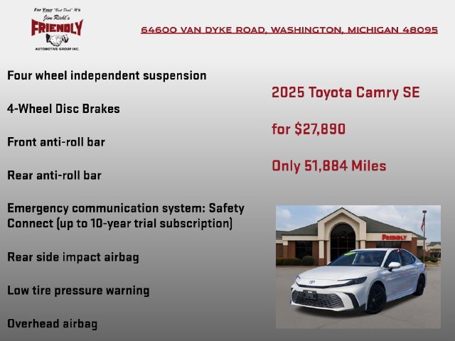 Used 2025 Toyota Camry SE FWD image 15