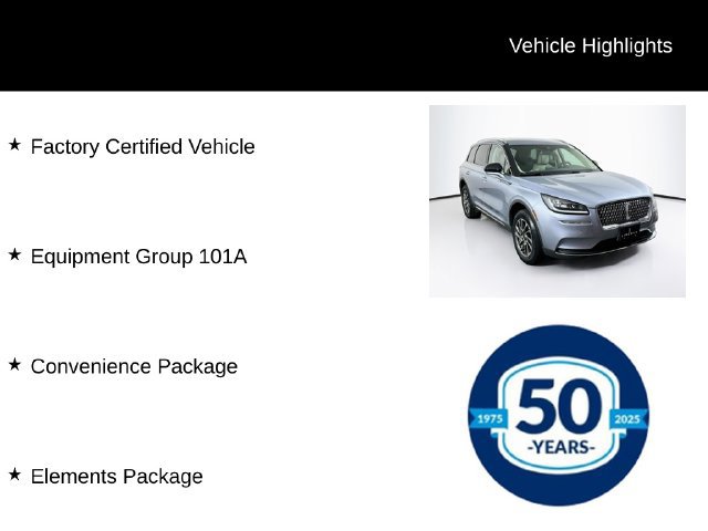 Certified 2022 Lincoln Corsair AWD w/ Equipment Group 101A image 8