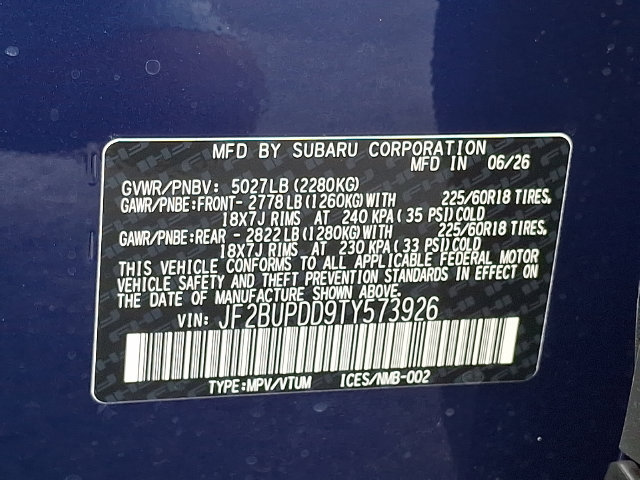 New 2026 Subaru Outback Limited AWD/4WD image 20