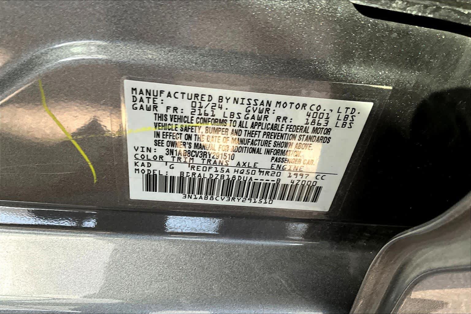 Certified 2024 Nissan Sentra SV FWD image 35