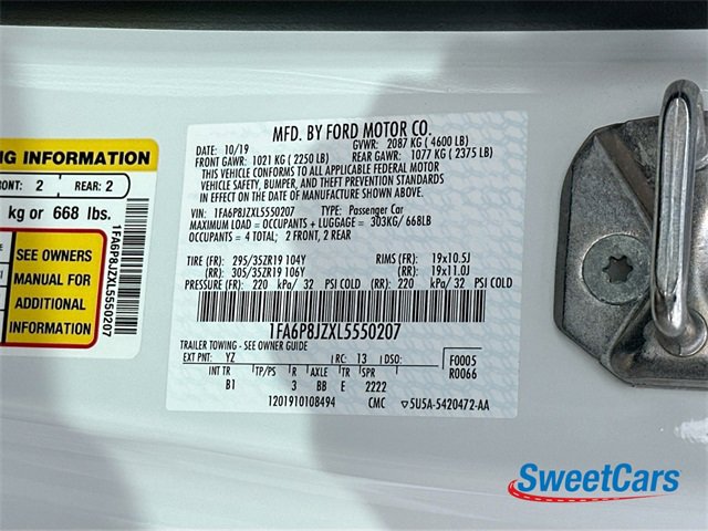 Used 2020 Ford Mustang Shelby GT350 w/ Technology Package image 50