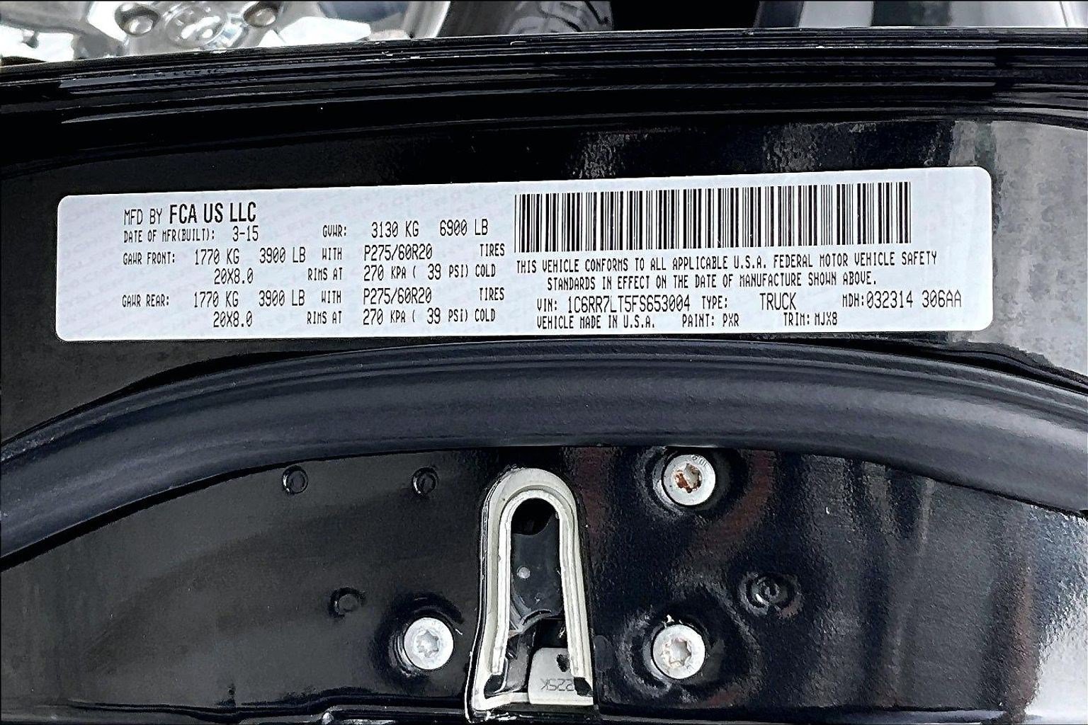 Used 2015 RAM 1500 Outdoorsman w/ Pittsburgh Penguins Edition AWD/4WD image 28