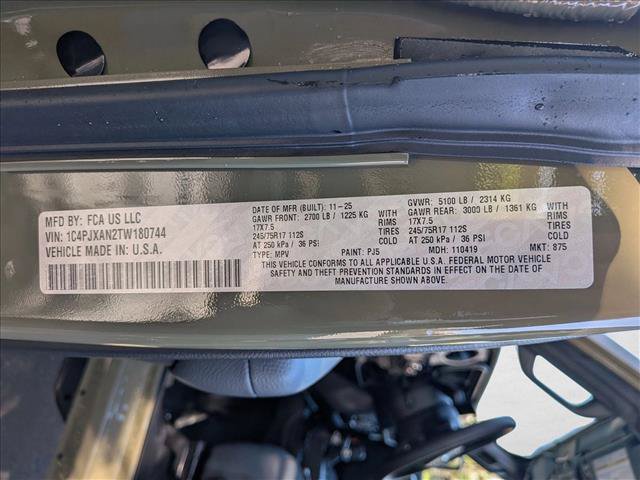 New 2026 Jeep Wrangler Sport AWD/4WD image 18