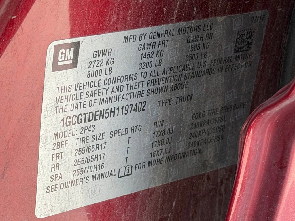 Used 2017 Chevrolet Colorado Z71 AWD/4WD image 23