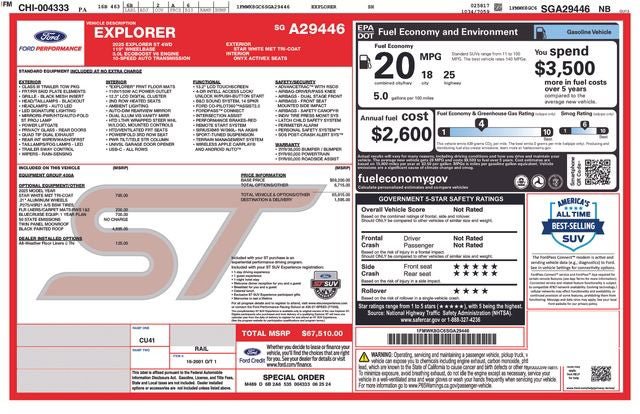 New 2025 Ford Explorer ST image 39