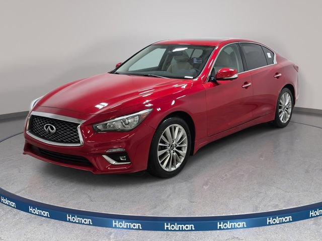 Used 2021 INFINITI Q50 Luxe w/ Cargo Package AWD/4WD image 1