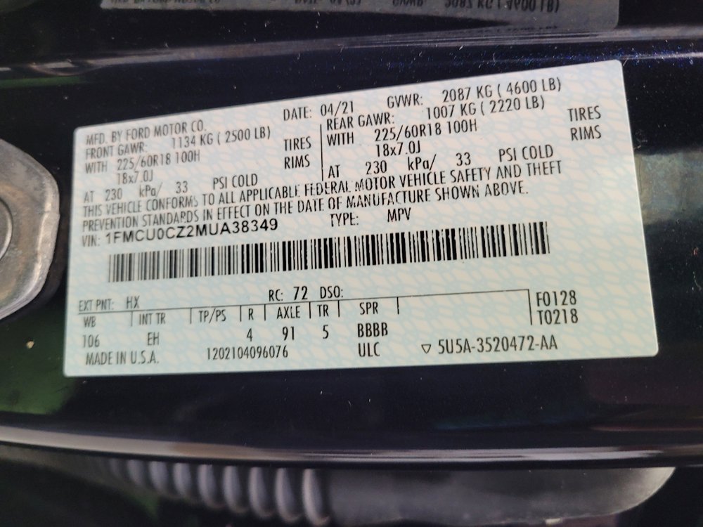 Used 2021 Ford Escape SEL image 33