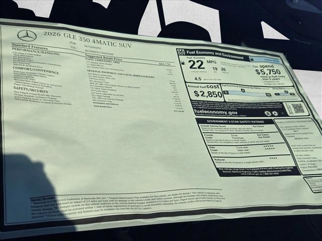 New 2026 Mercedes-Benz GLE 350 4MATIC image 17