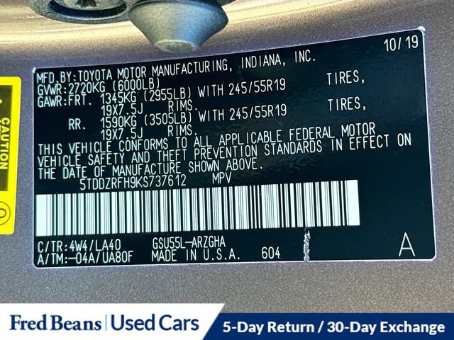 Used 2019 Toyota Highlander Limited AWD/4WD image 41