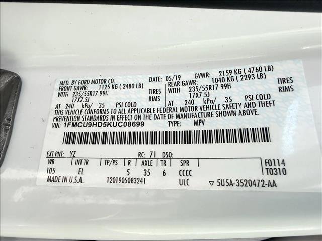 Used 2019 Ford Escape SEL AWD/4WD image 18
