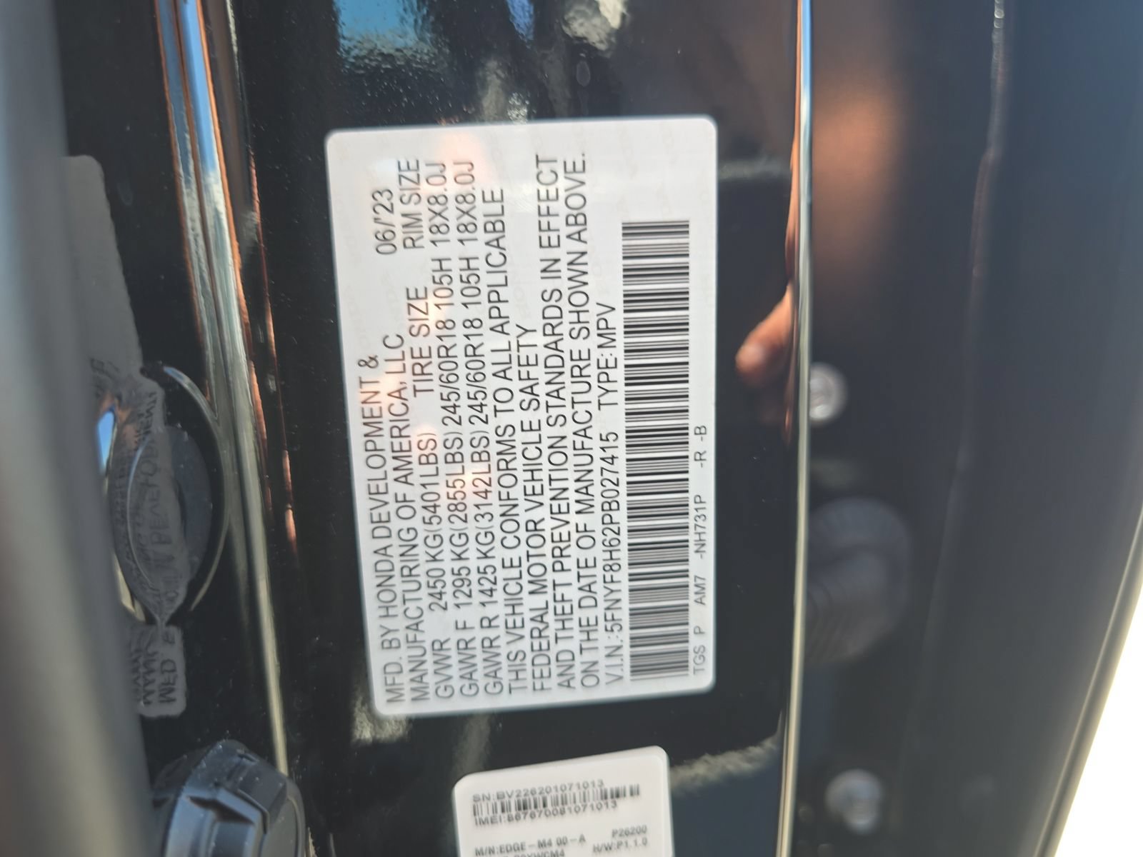 Certified 2023 Honda Passport TrailSport image 32
