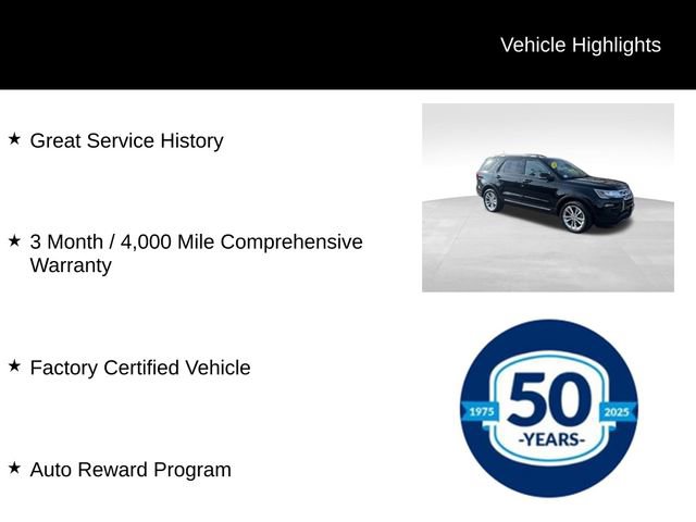 Certified 2018 Ford Explorer XLT w/ Equipment Group 202A AWD/4WD image 7