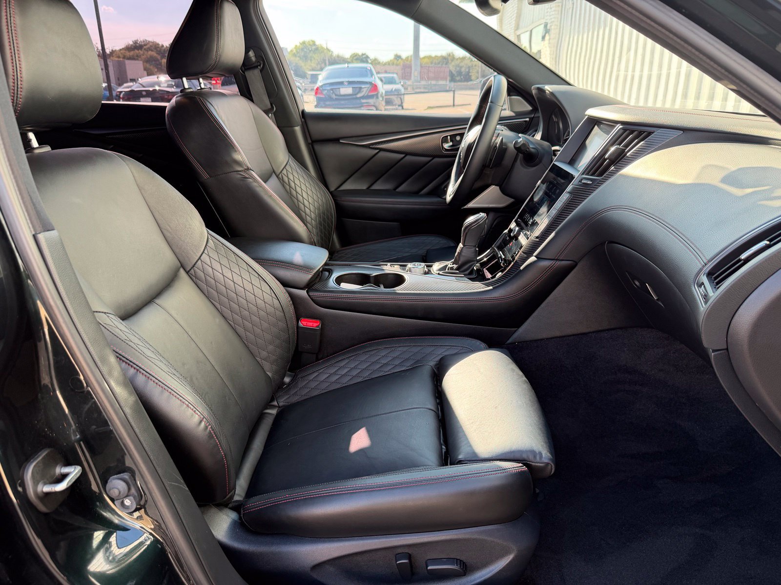 Used 2024 INFINITI Q50 Red Sport 400 w/ Black Opal Edition RWD image 36