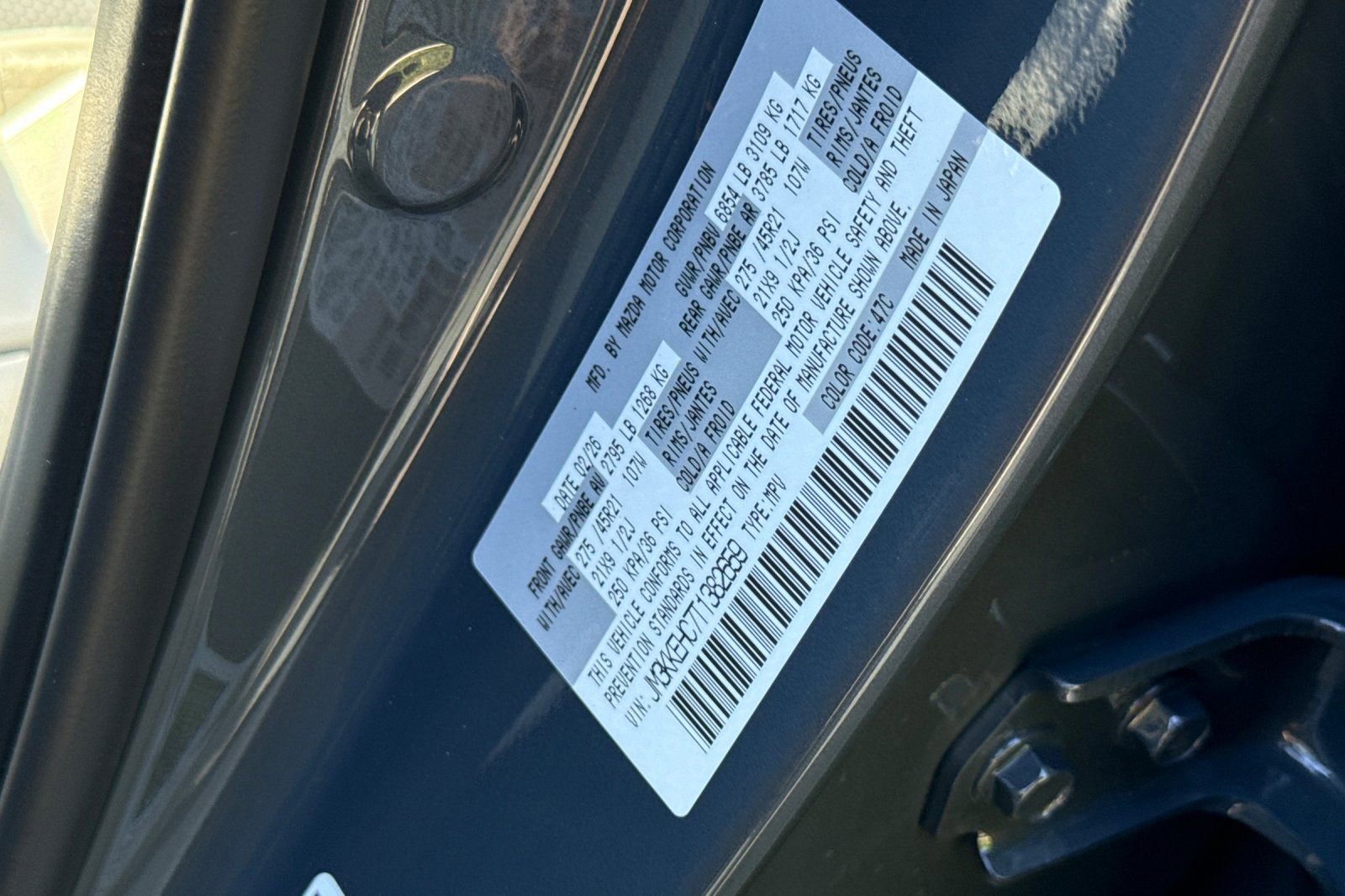 New 2026 MAZDA CX-90 3.3 Turbo S w/ Premium Plus image 25