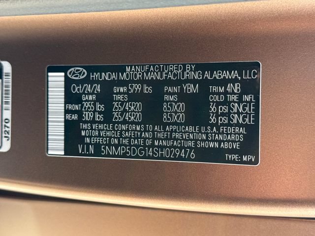 Certified 2025 Hyundai Santa Fe Calligraphy AWD/4WD image 30