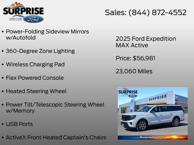 Certified 2025 Ford Expedition Max Active AWD/4WD image 38