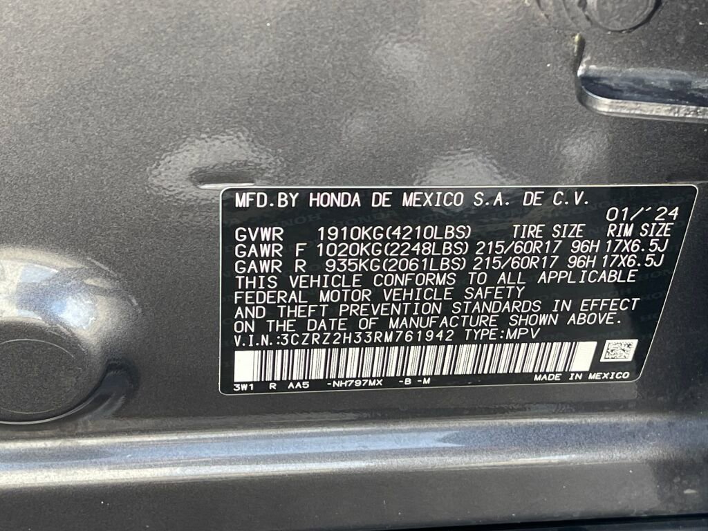 Certified 2024 Honda HR-V LX image 28