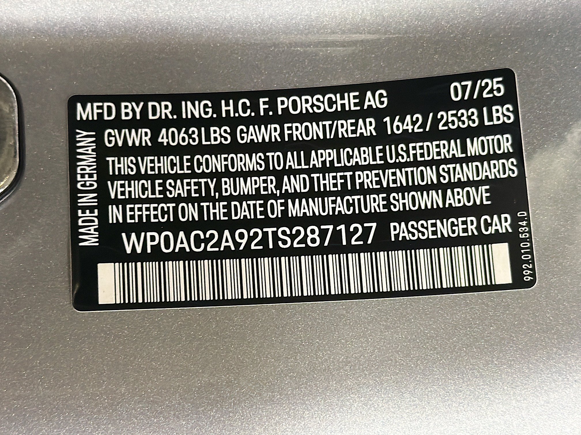 Certified 2026 Porsche 911 GT3 RWD image 41