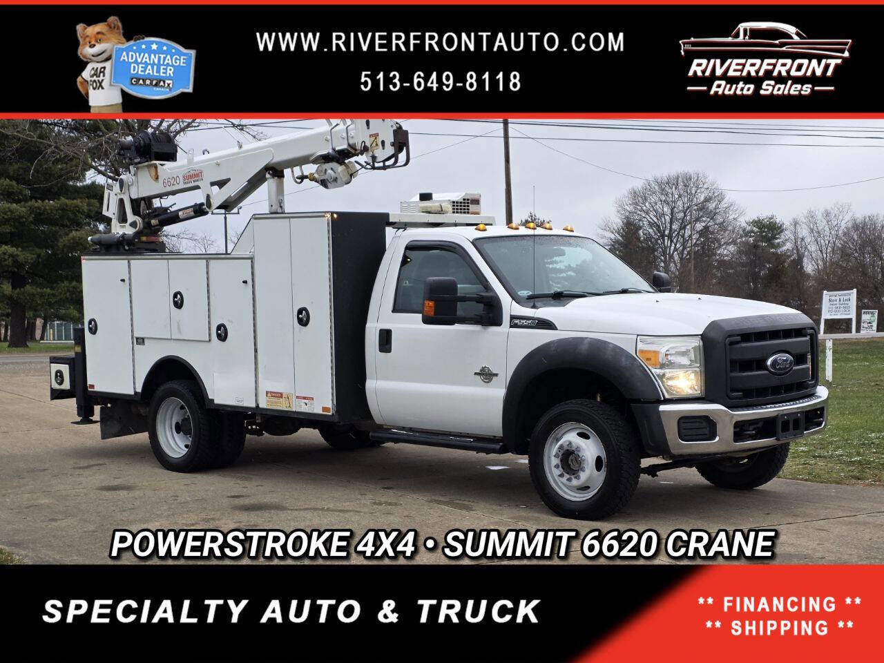 Used 2015 Ford F550 4x4 Regular Cab Super Duty