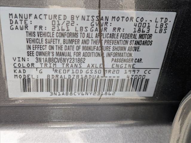 Used 2022 Nissan Sentra SV FWD image 23
