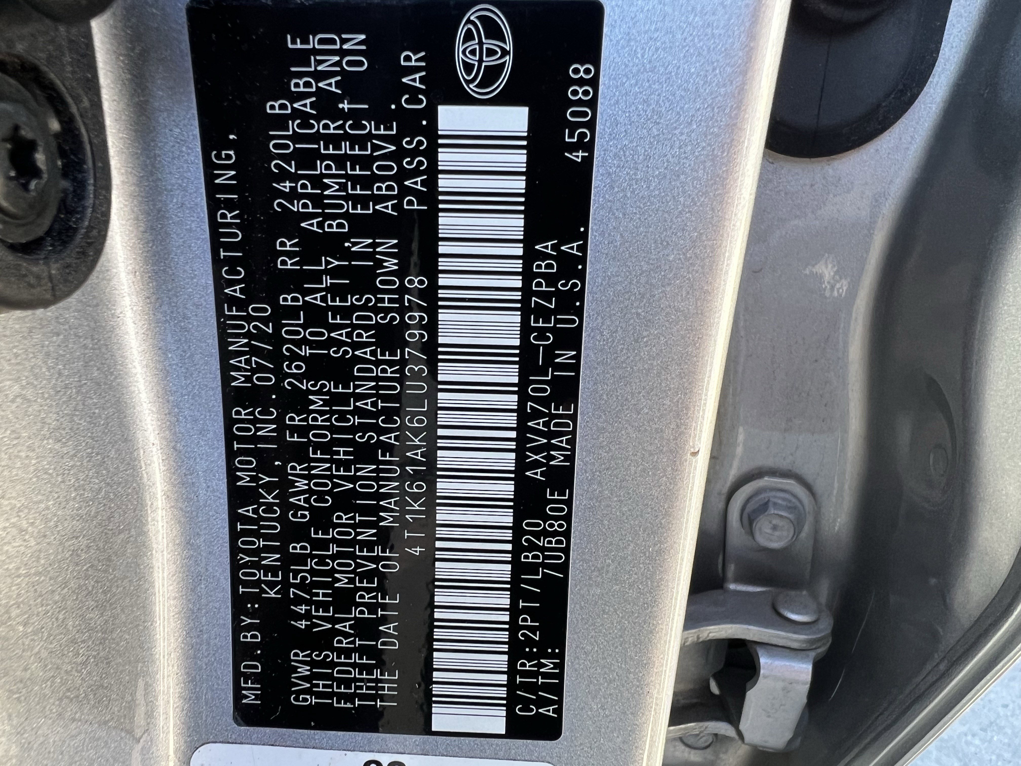 Used 2020 Toyota Camry XSE image 37