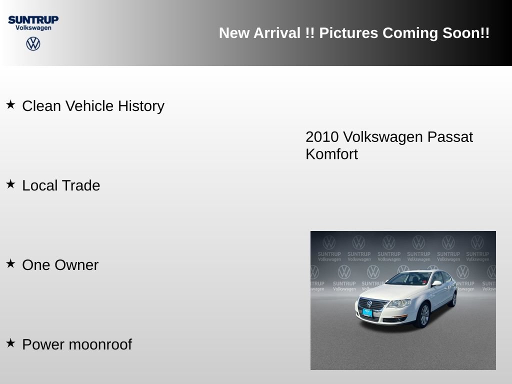 Used 2010 Volkswagen Passat Komfort FWD image 5