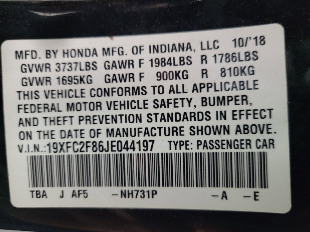 Used 2018 Honda Civic EX image 33