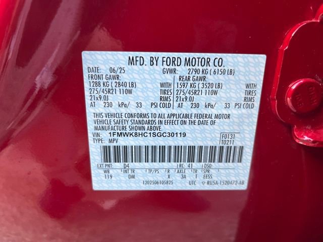 Used 2025 Ford Explorer Platinum w/ Ultimate Package image 29